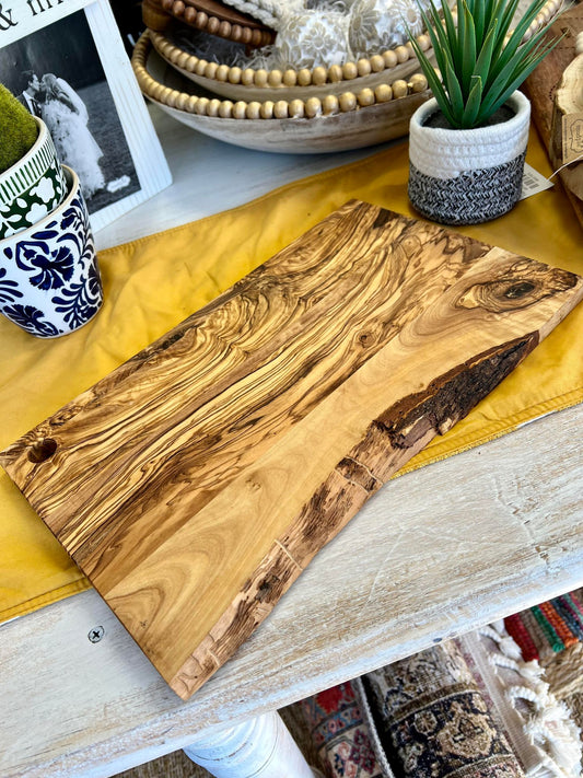 Live Edge Olive Wood Board