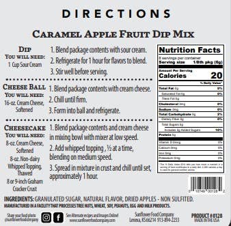 Caramel Apple Fruit Dip Mix