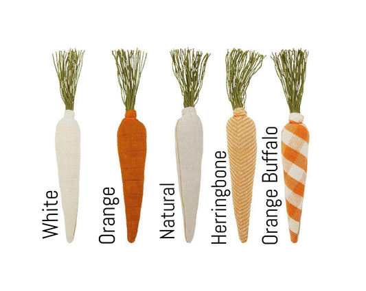 Natural Carrot Decor