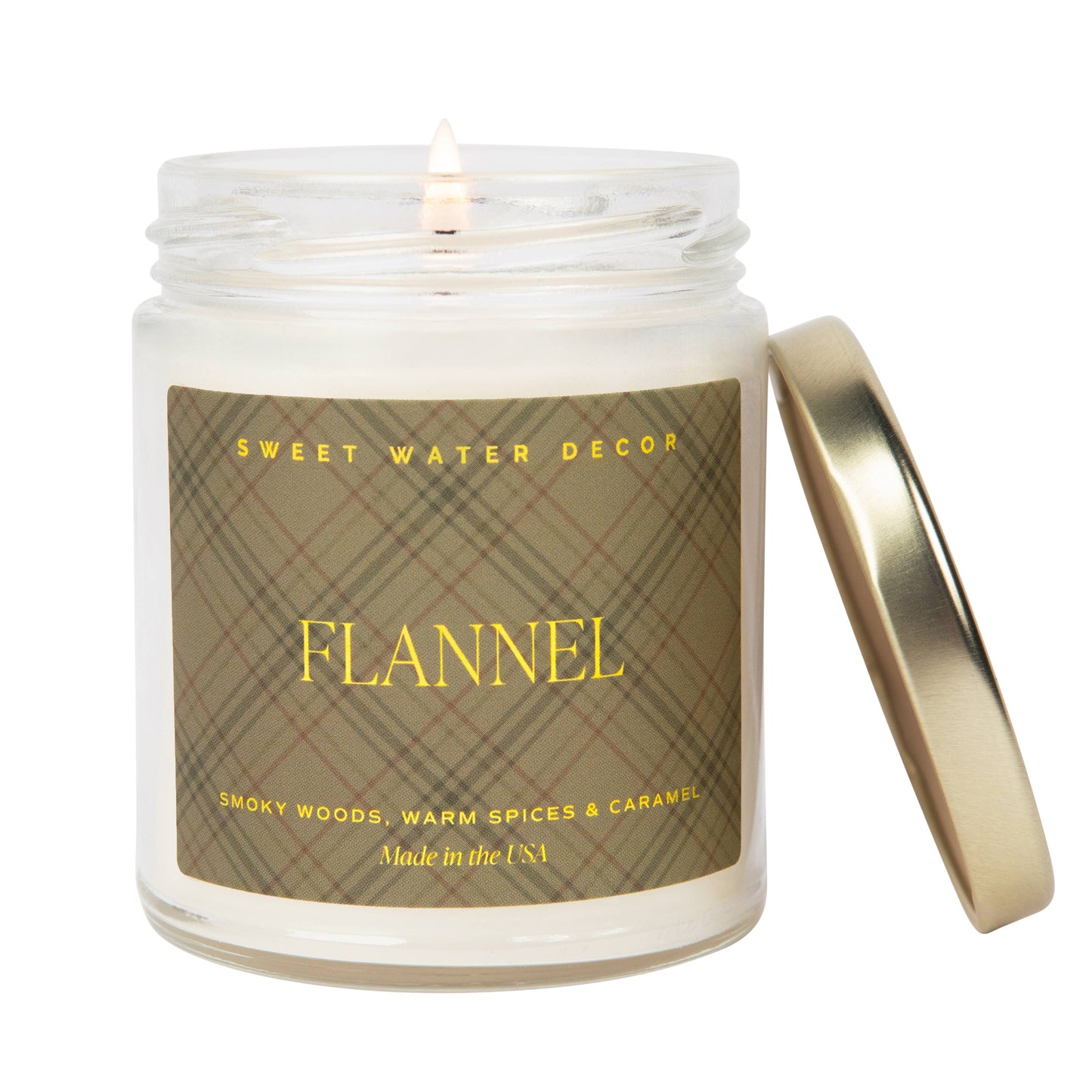 Flannel 9 oz Soy Candle - Fall Home Decor & Gifts