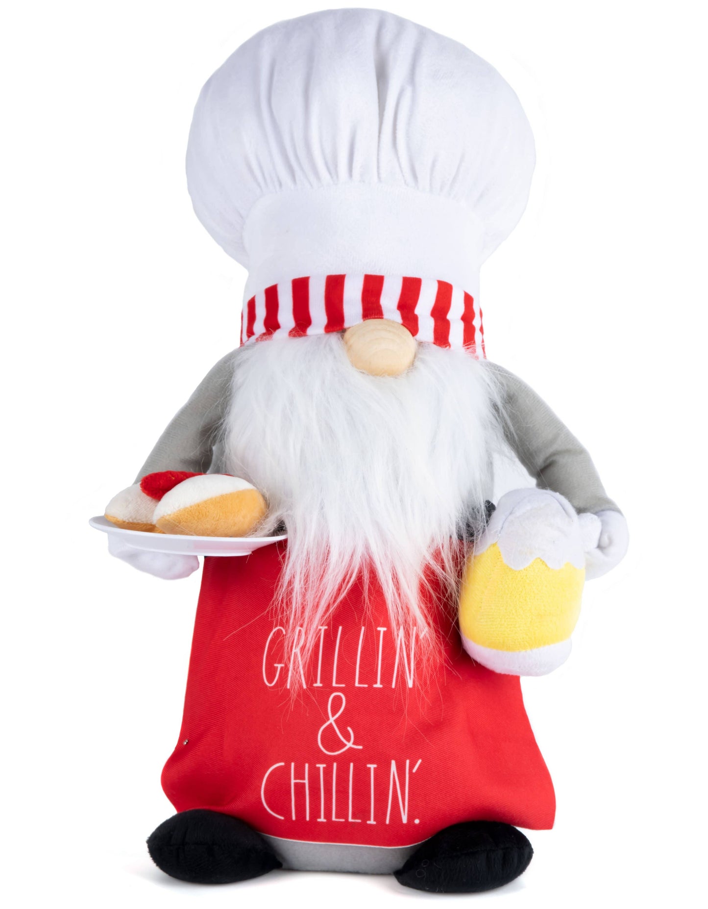 Rae Dunn “Grillin’ and Chillin’” Barbecue Chef Beer Gnome