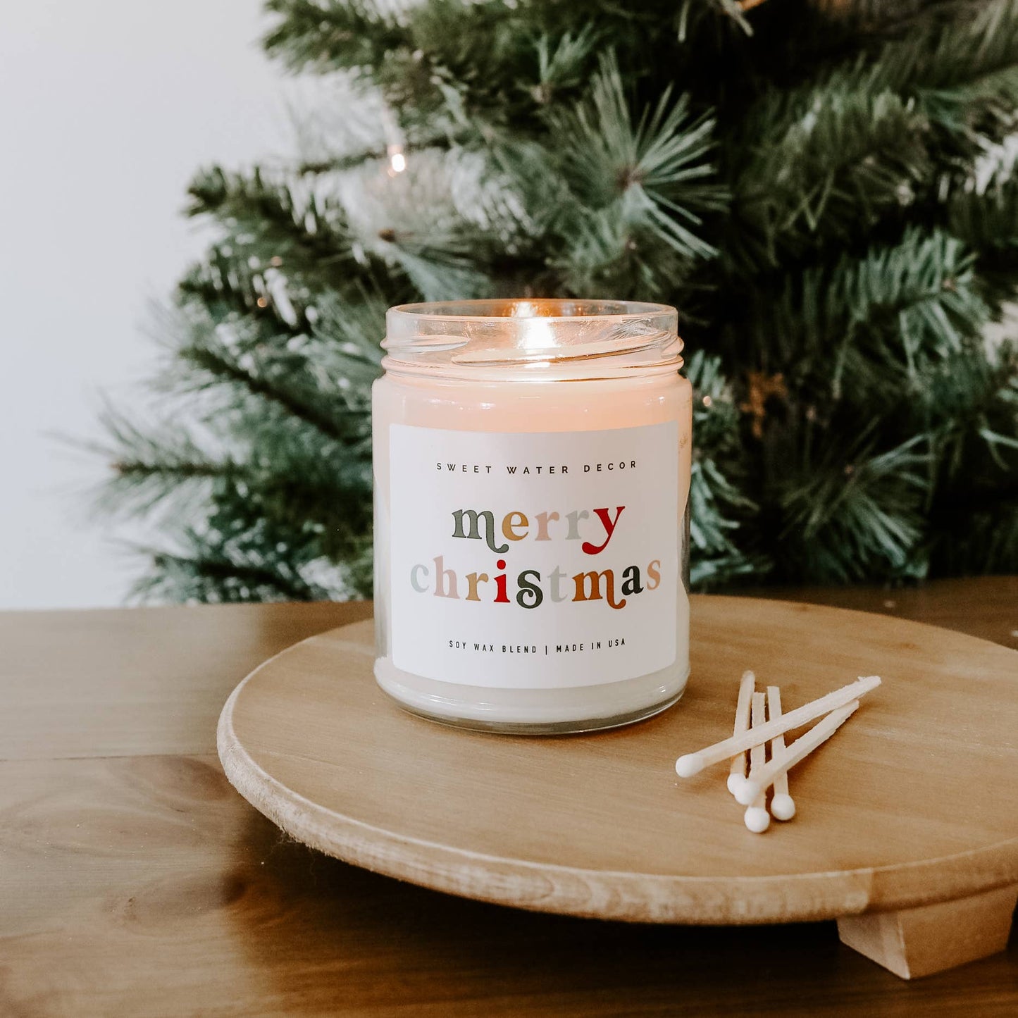 Merry Christmas 9 oz Soy Candle